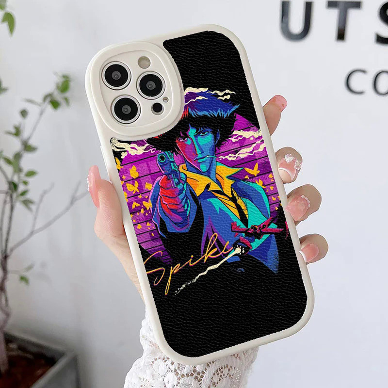 Ốp Lưng Da Cừu TP-1 Cowboy Bebop Cho iPhone 17,15 14 13 11 12 Pro Max Mini 8 7 Plus SE 2020 X XR XS MAX Túi Mềm 0728
