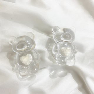 Clear Bear Love Solid Back Sticker Màu trơn Griptok Giá đỡ điện thoại