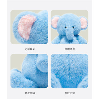 Dễ Thương rummy Tuyệt Vời Bé Voi Sang Trọng Đồ Chơi Búp Bê Búp Bê Sự Kiện Quà Tặng Màu Xanh Nhẹ Nhàng