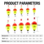 Phao EVA Foam 5-80g Bobbers phụ kiện cho Pike Cá chép Bass