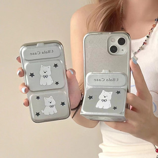 Ốp điện thoại hình chú chó dễ thương cho Iphone11 12promax 12 13 14 15 pro max Vỏ mềm 14promax 15pro vỏ tpu