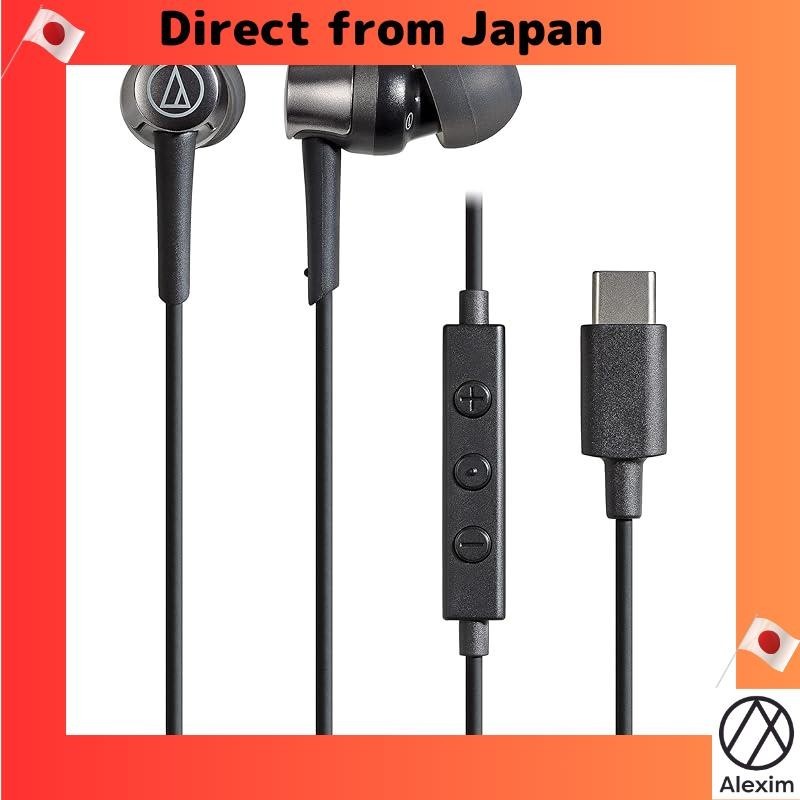 Audio-Technica ATH-CKS330C Blue Wired in-Ear Earphones USB Type-C w/ Microphone