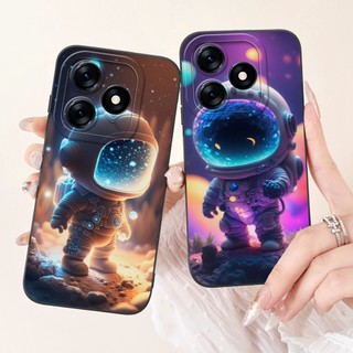 Dành Cho Realme Note 50 2024 Vỏ Bảo Vệ Ống Kính Vuông Realme Note50 4G RMX3834 Vỏ Silicon Mềm Hoạt Hình Gấu Trúc Dễ Thương