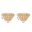 GAVESTO 50 Giấy Lọc Cà Phê, Cà Phê Pha Tay 45mm / 50mm Bột Bát Lọc, Hình Bát Nhỏ Giọt Mẫu Sóng Giấy Lọc Bánh Lọc Cà Phê