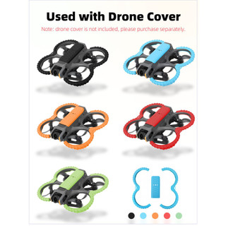 Dành cho tay áo bảo vệ vòng chống va chạm DJI AVATA 2, bảo hiểm lưỡi xoắn ốc chống trầy xước, phụ kiện máy xuyên thấu chống va chạm