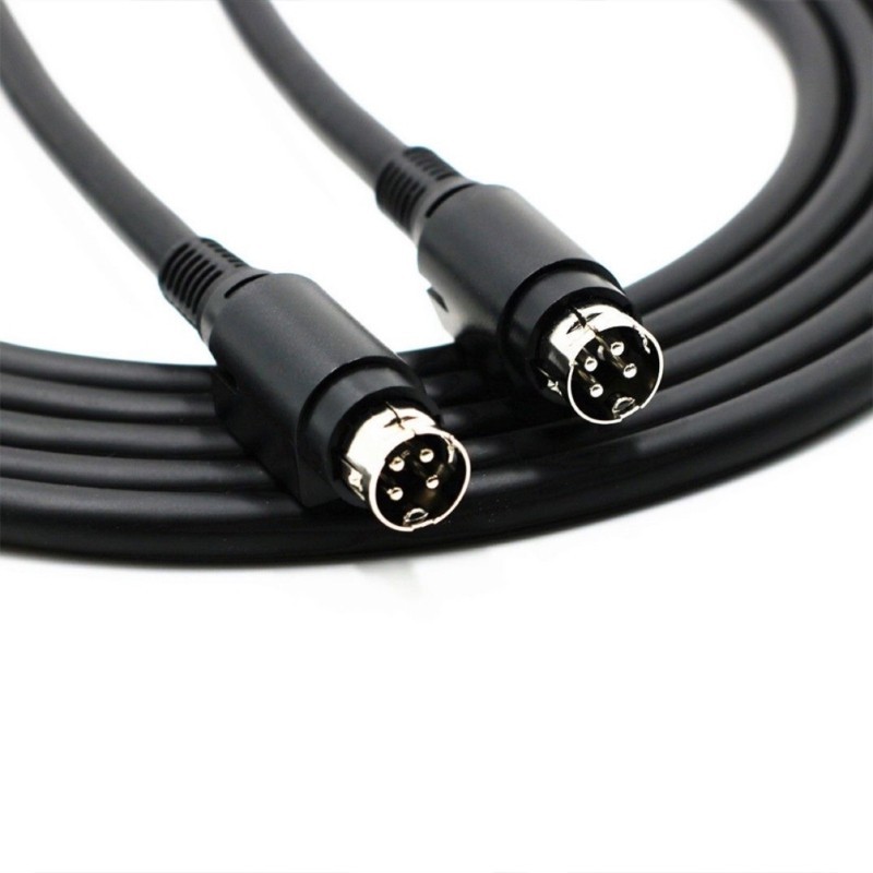 [3C] Cáp nối dài bộ chuyển đổi nam sang nam 4Pin DIN cho loa R1700BTR1600TIII Dây kết nối chắc chắn Din 4pin Nam Wir