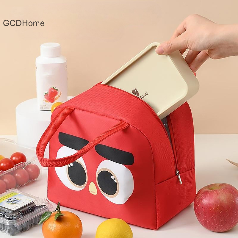 Gcdhome Động Vật Hoạt Hình Túi Ăn Trưa Nhiệt Cho Trẻ Em Vải Oxford Bảo Quản Bento Hộp Cơm Trưa Túi Thực Phẩm Túi Cách Nhiệt HOT