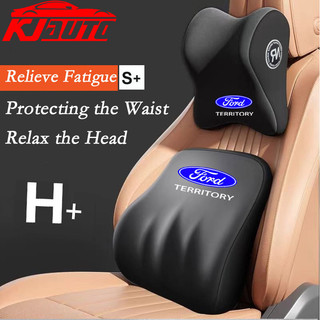Ford Territory Tựa Đầu Ô Tô Xe Thắt Lưng Hỗ Trợ Mô Hình Chất Lượng Cao Bộ Nhớ Cotton Chất Liệu Gối Cổ Cho Lãnh thổ CX743 CX756 Phụ Kiện