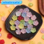 20 Chiếc Acrylic AB Màu Hoa Rời Hạt Đôi Lỗ DIY Để Làm Trang Sức Vòng Cổ Bông Tai Dây Xích Điện Thoại