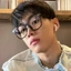 Phong Cách Mới Lớn Khung Vuông Chống Ánh Sáng Xanh Kính Nam Âu Mỹ Thời Trang Influencer Kính Nữ Phiên Bản Hàn Quốc Học Sinh Cận Thị Thành Kính