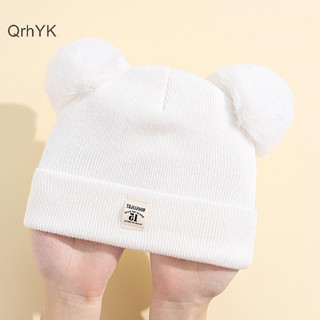 Nhà Máy Thời Trang Dễ Thương Mùa Đông Mũ Màu Trơn Len Dệt Kim Bonnet Bebe Bé Sơ Sinh Mũ Pompom Cho Trẻ Em Bé Trai Bé Gái Trẻ Em Mũ Ấm QrhYK