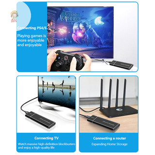 Vỏ SSD TWE M2 NVMe USB3.1 Hộp đựng ổ cứng lưu trữ ngoài 10Gbps PCIe SSD Box cho NGFF SATA SSD Ổ cứng cho PC Laptop VN
