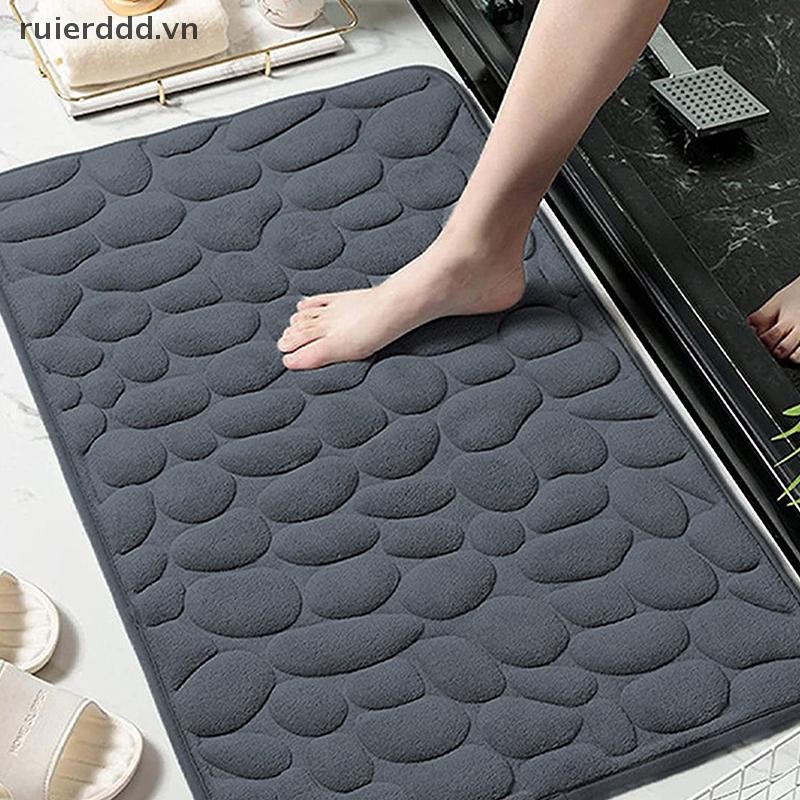 # Ruierdd # Home Cobblestone Dập Nổi Thảm Cửa Phòng Tắm Đơn Giản Chống Gió Thảm Chân Phòng Tắm Thảm Chống Trơn Trượt Thảm Trải Sàn.