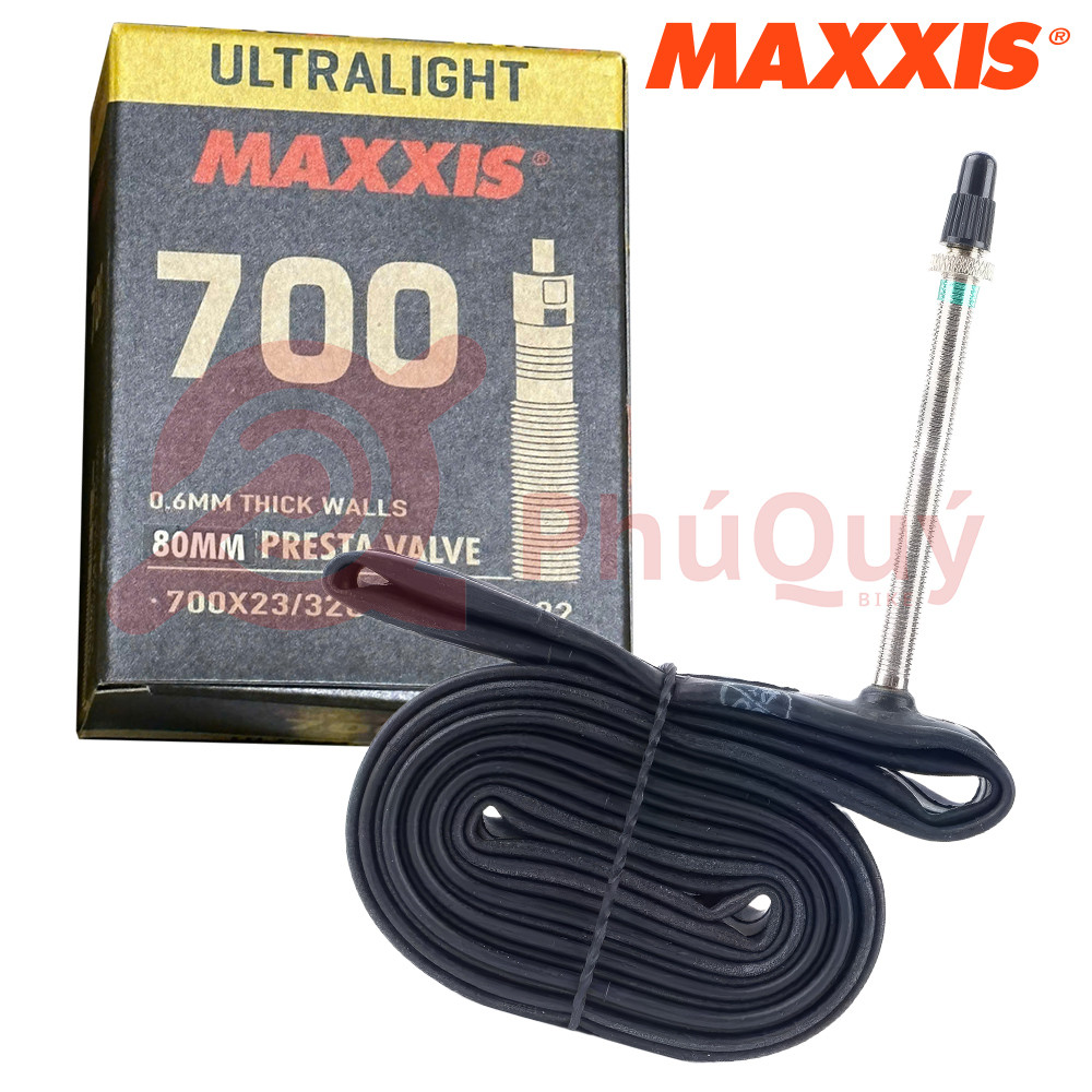 Ruột MAXXIS VN SIÊU MỎNG 700x23/32 FV 80 Chỉ 80gr