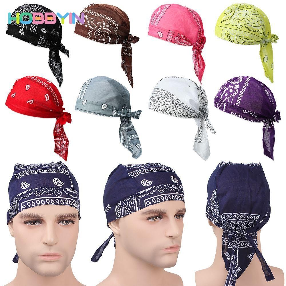 Mũ cướp biển, Khăn xếp Hồi giáo Cotton khô nhanh, Khăn trùm đầu thể thao ngoài trời thời trang có thể điều chỉnh