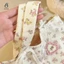 Túi Tote họa tiết hoa vỡ dung tích lớn thời trang ngọt ngào với nơ ren Túi xách lưu trữ Túi xách vải mới