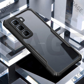 Dành cho Infinix Hot 50 Pro + 4G Plus Ốp lưng Đệm chống sốc gia cố cạnh Mặt sau Vỏ cứng trong suốt DAGE