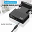 MOON 1080P PC Máy Tính HDTV Sang VGA Video Chuyển Đổi 3 5 Mm Âm Thanh Nữ Sang Nam Adapter