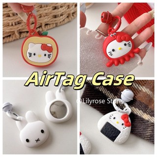 Ốp lưng AirTag Apple iTag Bảo vệ GPS có dây đeo Vòng dễ thương Chuông Móc khóa Mát mẻ Chống rơi Phim hoạt hình Gấu mèo KT