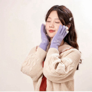 Găng Tay Len Dệt Kim Co Giãn Giữ Ấm, Hở Ngón Tiện Lợi Sử Dụng Điện Thoại,Cầm Bút Dễ Dàng NGÓI HOME - GTL01