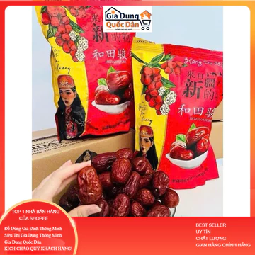 Táo đỏ tân cương, táo đỏ HDM, táo đỏ sấy khô an toàn cho sức khỏe, cải thiện giấc ngủ, giữ trẻ thanh xuân