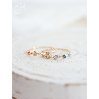 Nhẫn Vàng Nữ Năm Màu Zircon Nhẫn Mở Có Thể Điều Chỉnh Mạ Vàng Dopamine Màu Đá Quý Vòng Chỉ Tay Ngũ Sắc Nhật Bản noje** Cùng Phong Cách Nhẹ Sang Trọng Phù Hợp Với Mọi Trận Đấu Nhẫn Ngón Trỏ