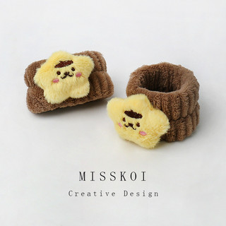 MISMEMO Sanrio Búp Bê Dễ Thương Dây Đeo Tay Rửa Mặt Chống Thấm Nước Chống Ẩm Khăn Vòng Tóc Dual-Sử Dụng Rửa Đặc Biệt Nữ