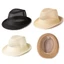 Mũ Fedora YRBWD, Mũ Jazz Panama khô nhanh, Mũ rơm thoáng khí thời trang Unisex