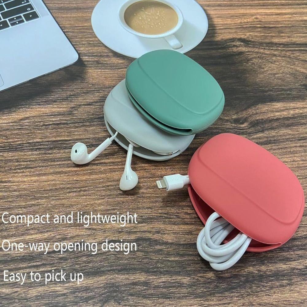 YUJINPH Hộp Đựng Tai Nghe Silicon Mini Đa Năng, Túi Đựng Cáp & Chìa Khóa Di Động, Dễ Thương, Bảo Vệ Tốt 2025