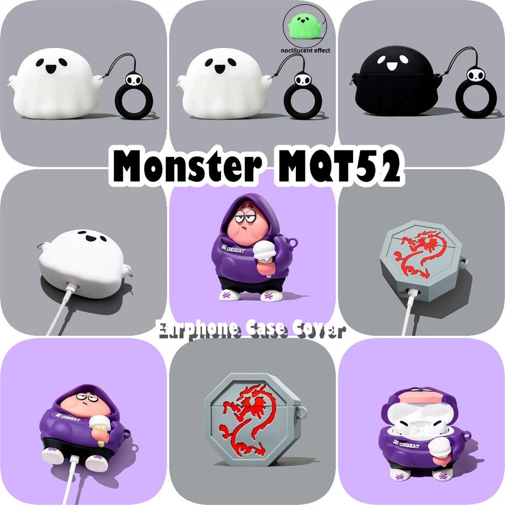 [Ngôi sao tương lai] Dành cho vỏ Monster MQT52 Vỏ silicon mềm Phim hoạt hình Vỏ tai nghe thú vị