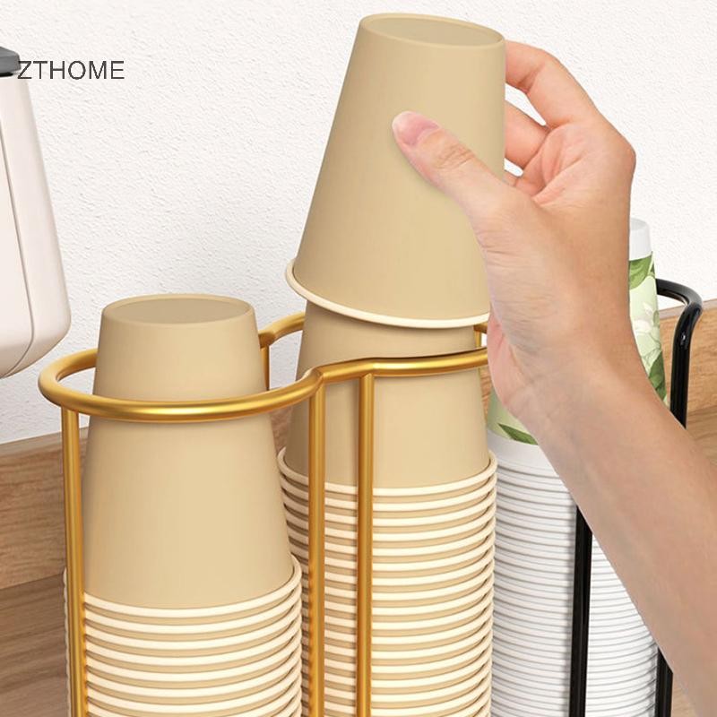 Giá đựng cốc để bàn đa chức năng ZTHOME cho giá đựng cốc giấy nhà bếp HOT