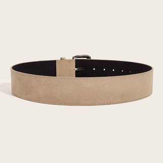 Thắt lưng rộng da lộn METALWRK, Thắt lưng rộng 4,8cm kiểu Mailaard có khóa chốt, Thời trang nữ Thiết kế sang trọng Đa năng Hợp thời trang Dây đeo thắt lưng kinh doanh Quà tặng