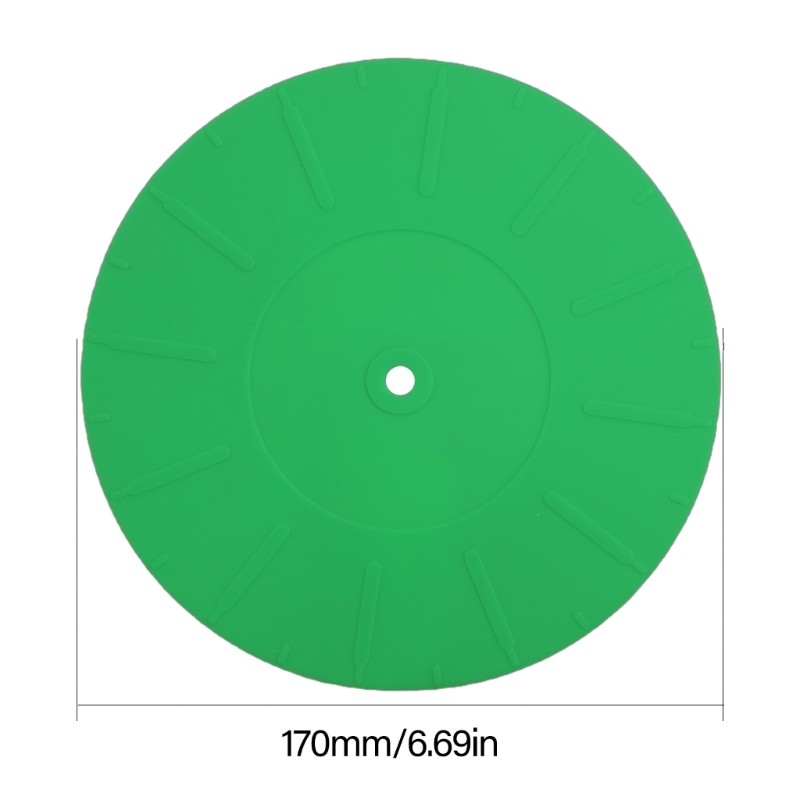 [3C] Tấm lót silicon cho máy nghe nhạc Vinyl chống tĩnh điện 6 Tấm lót máy nghe nhạc Vinyl 69 inch