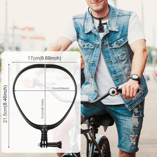 Giá đỡ điện thoại cổ HOMELYHUB, Hỗ trợ vòng cổ treo chống rung, Dây đeo dây buộc có thể điều chỉnh Vlog Giá đỡ điện thoại thông minh cho phụ kiện máy ảnh Hero / Insta360
