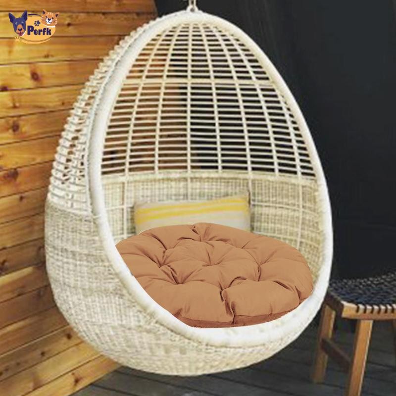 24 "x24" Đệm Ghế Ngoài Trời Miếng Đệm Tròn Dày Sân Ghế Đệm Cho Giá Đỡ Rocking Võng Mây Treo