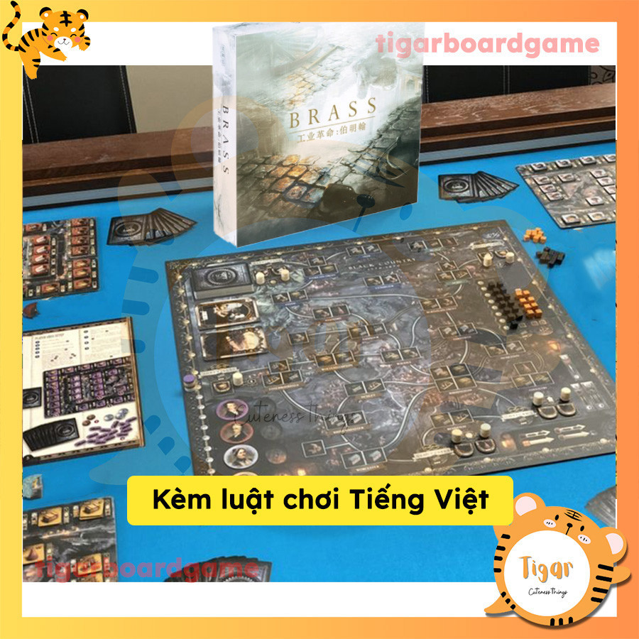 [Luật Việt] Brass Birmingham Boardgame bản Tiếng Anh trò chơi quản lý tài nguyên 1-6590