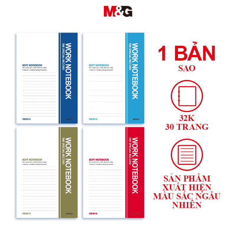 M&G Sổ tay 32k Notepad 30 tờ Sao chép mềm Sổ tay Đồ dùng văn phòng Mỏng ...