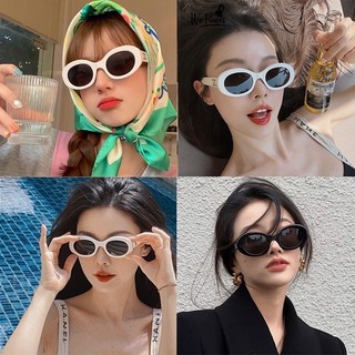 Kính Râm Gọng Ovalthời Trang Kính Râm Chống Tia Cực Tím Kính Râm Cổ Điển Hàn Quốc Dành Cho Nữ