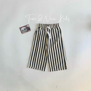 Q8- Quần ống suông bé gái có hai túi dây thắt siu cá tính - Size 9-34Kg