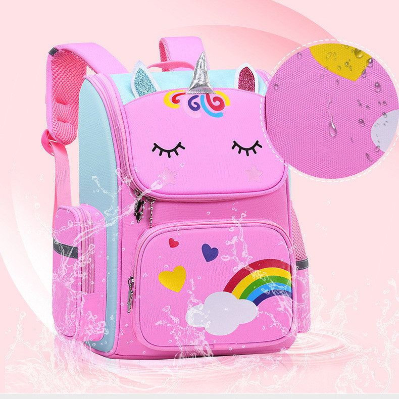 Balo cho bé đi học chống gù lưng hình ngựa pony siêu cute chống thắm nước tiện ích GSR [DEAL SỐC]