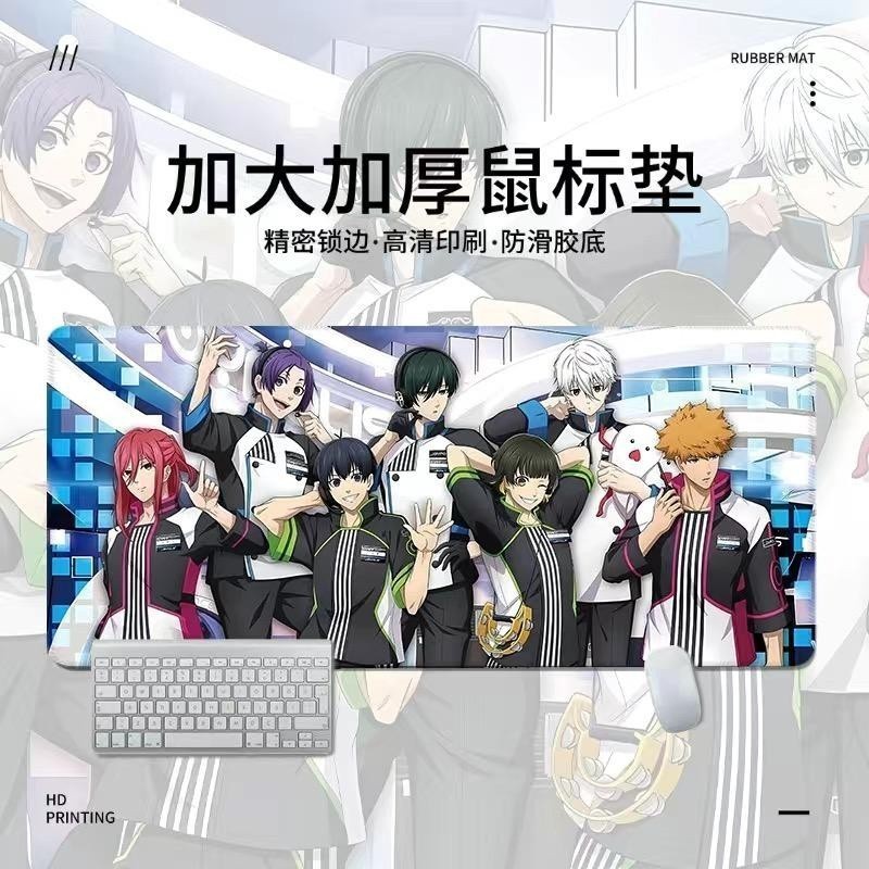 Miếng Lót Chuột Anime Blue Lock Itoshi Rin Yoichi Isagi Cực Lớn Dày Bàn Phím Máy Tính Để Bàn Thảm Trang Trí Bàn Học Sinh Cho Quạt ACG