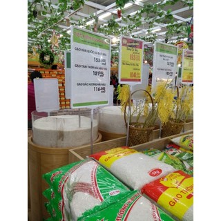Bộ Chân đế kẹp bảng giá bằng nhôm nhựa, chân đế sắt gắn bảng giá siêu thị