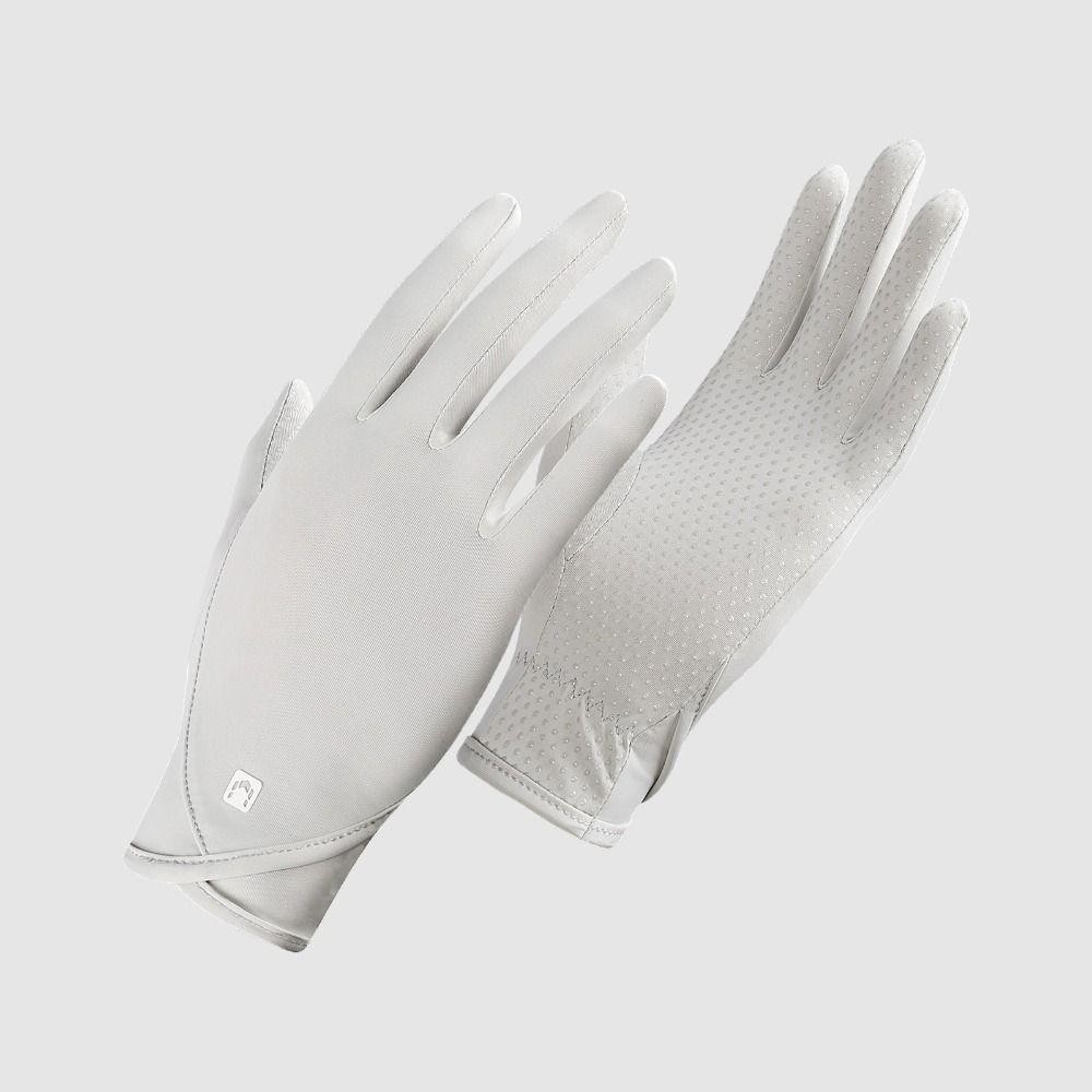 Găng tay chống nắng FEDAOG phong cách ngắn, chất liệu ice silk mỏng thoáng mát cho nữ và bé gái