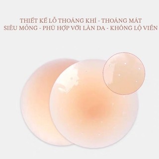 Miếng Dán Silicone Cao Cấp VISECRET Có Lỗ Thoáng Khí Chống Đọng Mồ Hôi Có Thể Tái Sửa Dụng -- 231061