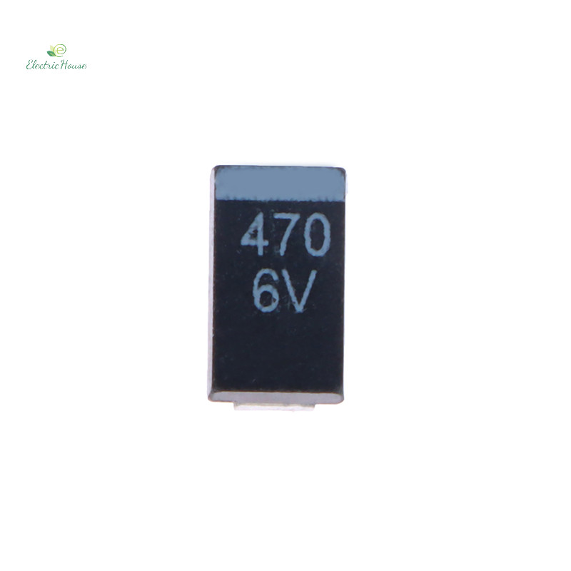 [Nhà Điện] 10 Cái 6.3V470UF 477J 470UF 6V D743 Loại D Tụ Điện Tantalum mới