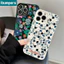 ibumpers Ốp Lưng IPhone Xinh Độc Đáo Hoa Hoạt Hình Cho IPhone 16 15 14 12 13 11 Pro Max IP 7 8 Plus X XS XR Ốp Điện Thoại Silicon Mềm Chống Sốc