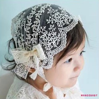 Mg-baby Girls Băng đô ren rộng Dây buộc tóc mềm mại dễ thương cho trẻ sơ sinh Phụ kiện tóc Đạo cụ chụp ảnh