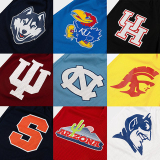 Eric Emmanuel Co-Branded NCAA Quần Short Mỹ Mới Quần EE Mùa Hè Nhanh Khô Thoáng Khí Wicking Quarter Quần Nam Chạy Bộ Thể Thao Tập Thể Dục Quần Short Thể Thao Quần Short Đi Biển