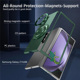 Ốp lưng có thể xoay siêu từ tính Samsung Galaxy Z Fold 6 Z Fold 5 Z Fold 4 Z Fold 3 Vỏ giữ vòng sạc không dây