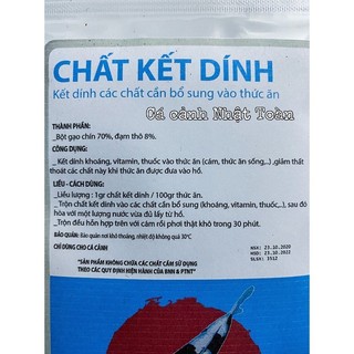 Chất kết dính Acpharno trộn thức ăn tim bò cho bể cá cảnh 50g